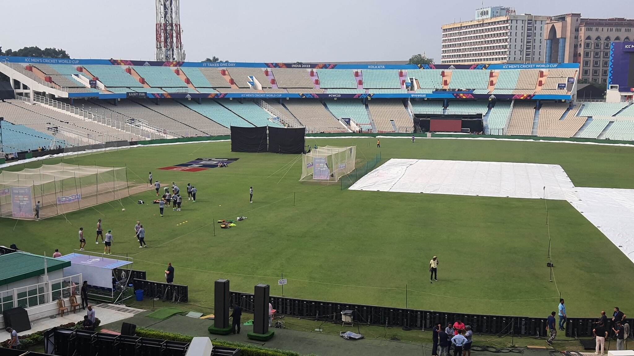 Eden Gardens Kolkata Pitch Report For ENG vs PAK World Cup Match